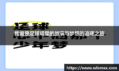 我曾是足球明星的故事与梦想的追逐之旅